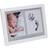 Bambino unisex photo frame inkless baby hand and footprint