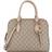 Nine West Cyra A List Satchel - Beige Logo/Confetti