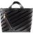 Off-White Women's Cut-Out Diagonal Small Tote Bag Black