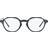 Vogue Eyewear Men Round Prescription Frames, Transparent Blue/Demo Lens, mm