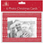 The Home Fusion Company 6 Pack Of 4" X 6" Photo Christmas Cards With Envelopes Silver Red Or Gold/Red