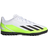 Adidas Junior X Crazyfast.4 TF - Cloud White/Core Black/Lucid Lemon