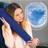 Aidapt Travel Pillow Neck Pillow Blue