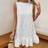 Shein Eyelet Embroidery Ruffle Hem Smock Dress