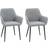 Homcom Upholstered Kitchen Chair 81cm 2pcs