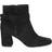 Bella Vita Felicity Heeled Booties - Black Suede