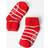 Polarn O. Pyret Socks with Anti-Slip 2-pack - Red