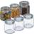 Relaxdays Octagonal Kitchen Container 6pcs 1.3L