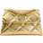 Dune London Duchess Medium Quilted Thread Chain Bag - Metallic