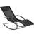 Beliani Steel Rocking Sun Lounger CARANO II