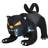 OutSunny Inflatable Decorations LED Giant Creeping Black Cat Halloween 6 ft