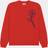 Kenzo Rue Vivienne' Embroidered Sweatshirt Cherry Red Womens