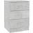 vidaXL 800458 Concrete Grey Bedside Table 35x38cm