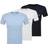 HUGO BOSS Logo Underwear T-shirts 3-pack - White/Dark Blue