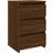 vidaXL Bed Cabinet Brown Oak Bedside Table 35x40cm