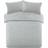 Brentfords Teddy Fleece Duvet Cover Grey (200x135cm)