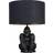 MiniSun Sitting Gorilla Matt Black Table Lamp 48cm