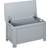 Homcom Large Chest Unit Organizer Grey Storage Box