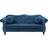 Beliani Skien Navy Blue Sofa 200cm 3 Seater