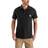 Carhartt Men's Black Cotton/Polyester Force Cotton Delmont Pocket Polo Shirt