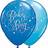 Qualatex 25 Fancy Baby Boy Luftballons