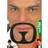 Widmann Goatee rapper goatee accessory 90s 80s 60s pirate rocker fancy dress arab beard artificial false moustache chin fake