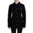 Dolce & Gabbana Black Leopard Long Sleeve Denim Cotton Jacket IT40