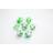 Gamegenic GGS50029 Glow Series Toxic Stones RPG Dice Set 7 pcs