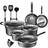 Swiss Professional Home Kitchenware Cookware Set with lid 14 Parts