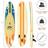 Goplus Yellow and Orange 10.5- or 11-Foot Inflatable Stand-up Paddle Board