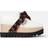 Stella McCartney Elyse Pixel Horse Print Band Platform Shoes, Woman, White, White