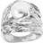 Silpada Silpada 'Nested Pearl' 9.5-10mm Freshwater Pearl Ring in Sterling Silver, White