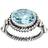 Silpada Silpada 'Torrington' Blue Topaz Ring in Sterling Silver, Blue