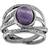 Silpada Silpada 'Eye In The Sky' Amethyst Ring in Sterling Silver, Purple