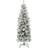 Snow Tipped Pencil Slim Artificial Christmas Tree