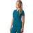 Adar Addition Scrubs for Women Notched V-Neck Scrub Top A6002 Caribbean Blue