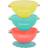 Badabulle Kindergeschirr Kinderbesteck, Funcolor Bowls mit Deckel & Saugnapf