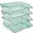 Acrimet Facility 4 Tier Letter Tray Side