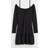 H&M Ladies Black Off-the-shoulder jersey dress