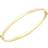 Carissima Rectangular Tube Bangle - Gold