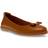 Anne Klein Women's Ember Ballet Flat, Cognac