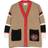 Burberry Kid's Embroidered Logo Wool Cardigan - Archive Beige