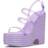 Jessica Simpson Cholena Lavender Rose Women's Shoes White