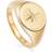 Astley Clarke Celestial Compass Signet Ring - Gold/Sapphire