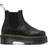 Dr. Martens 2976 Faux Fur Lined Platform Chelsea Boots - Black