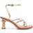 Kate Spade 80mm sculpted-heel leather sandals women Calf Leather/Calf Leather/Calf Leather Gold