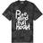 Black Comme Des Garçons slogan-print tie-dye T-shirt unisex Cotton