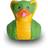 Wild Republic Rubber Ducks, Bath Toys, Kids Gifts, Pool Toys, Water Toys, Cobra, 4"