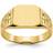 Bagatela Open Back Signet Ring - Gold