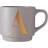 Premier Housewares Signet Grey A Letter Mug